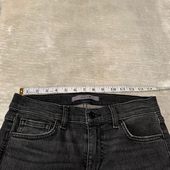 Joes Jeans Womens Size 28 Capri Pants Roll Up Stretch Dark Gray Denim‎ Mid Rise - Picture 8 of 9